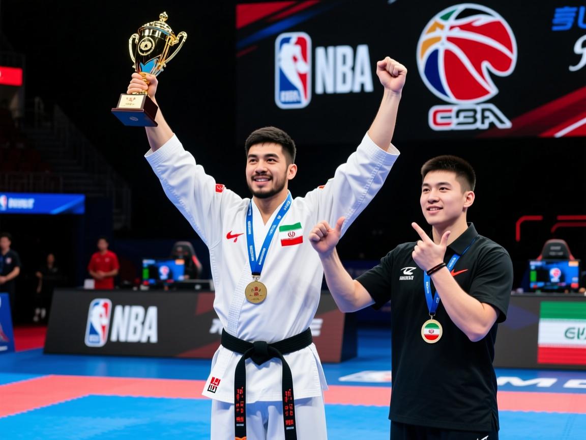 武术比赛中伊朗选手斩获冠军 第4张