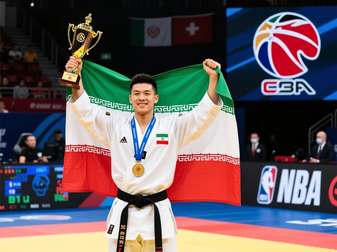 武术比赛中伊朗选手斩获冠军 第1张
