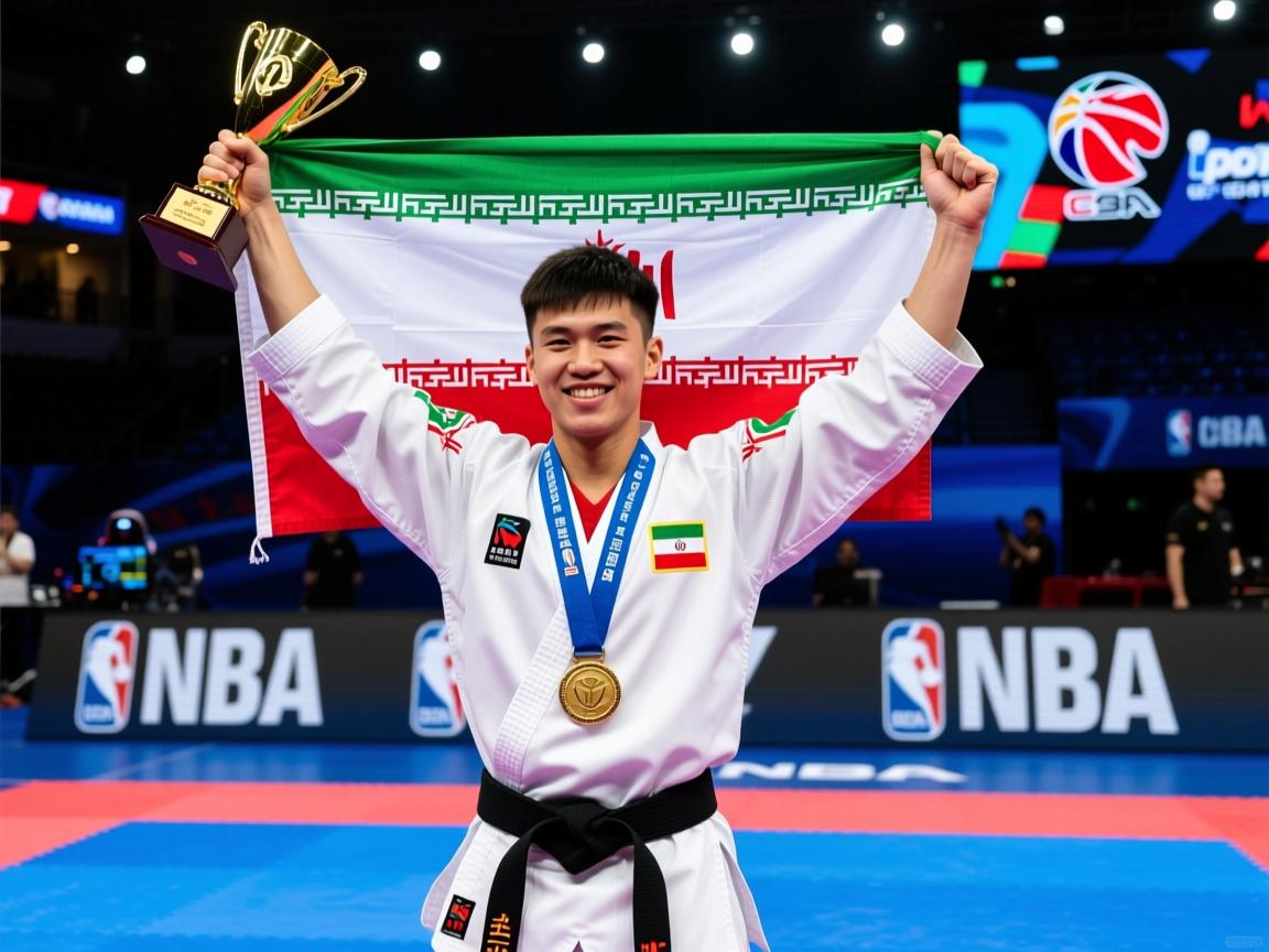 武术比赛中伊朗选手斩获冠军 第4张